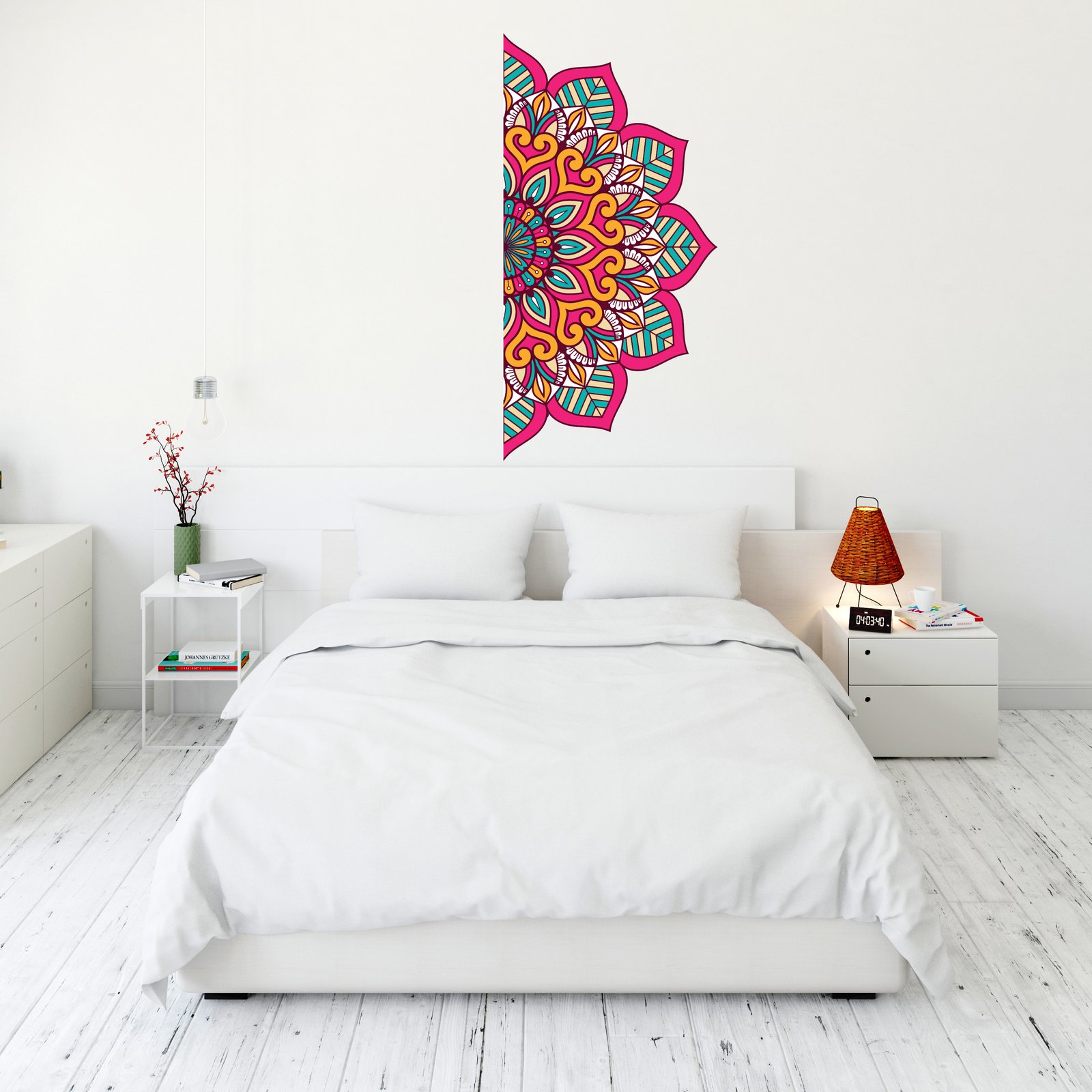 Mandala Floral Decals wallpaper Peel and Stick decorative masterpiece for home decor